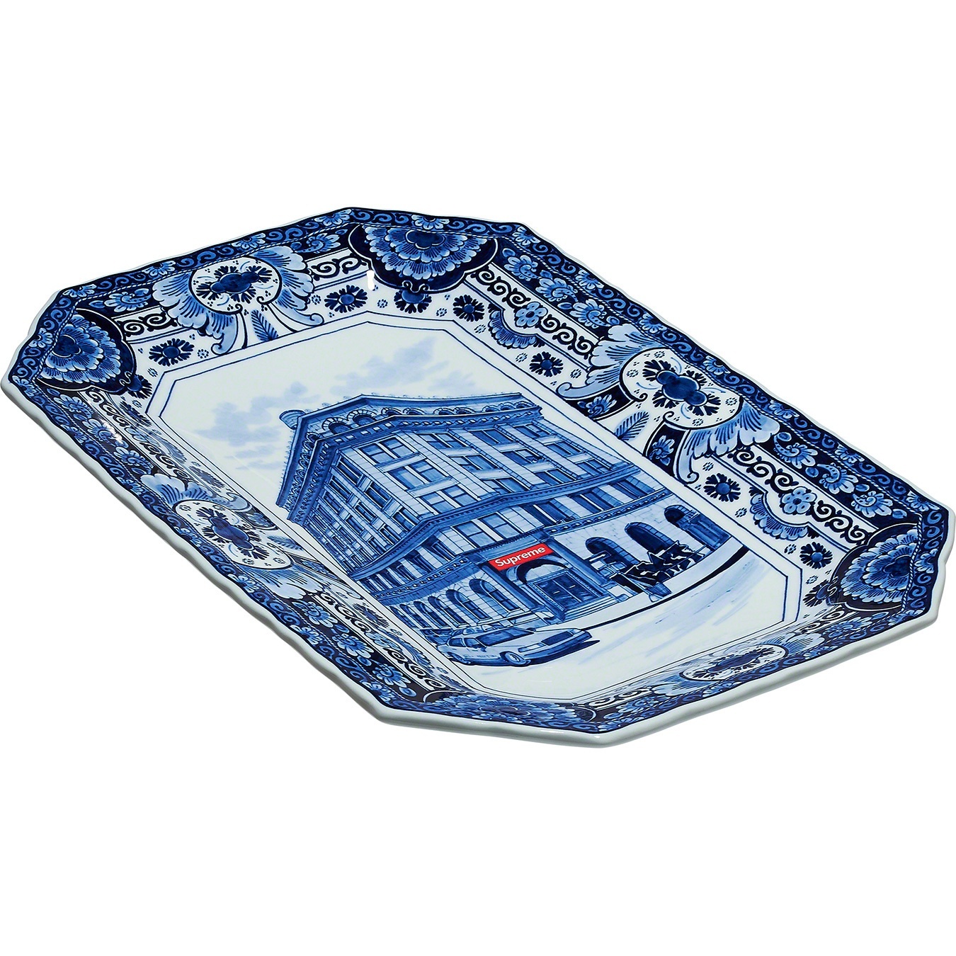 Supreme®/Royal Delft Hand-Painted 190 Bowery Large Plate view 4